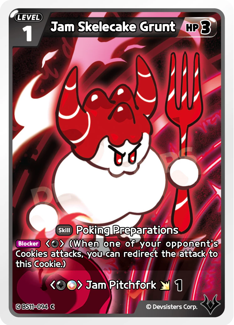 Image for Jam Skelecake Grunt (BS11-094) [The Dark Enchantress War] - CookieRun: Braverse TCG