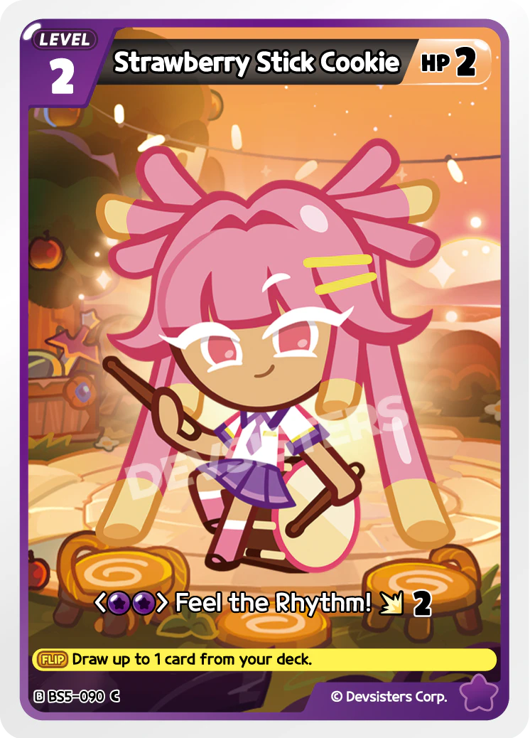 Image for Strawberry Stick Cookie (BS5-090) [Operation Timeguard] - CookieRun: Braverse TCG