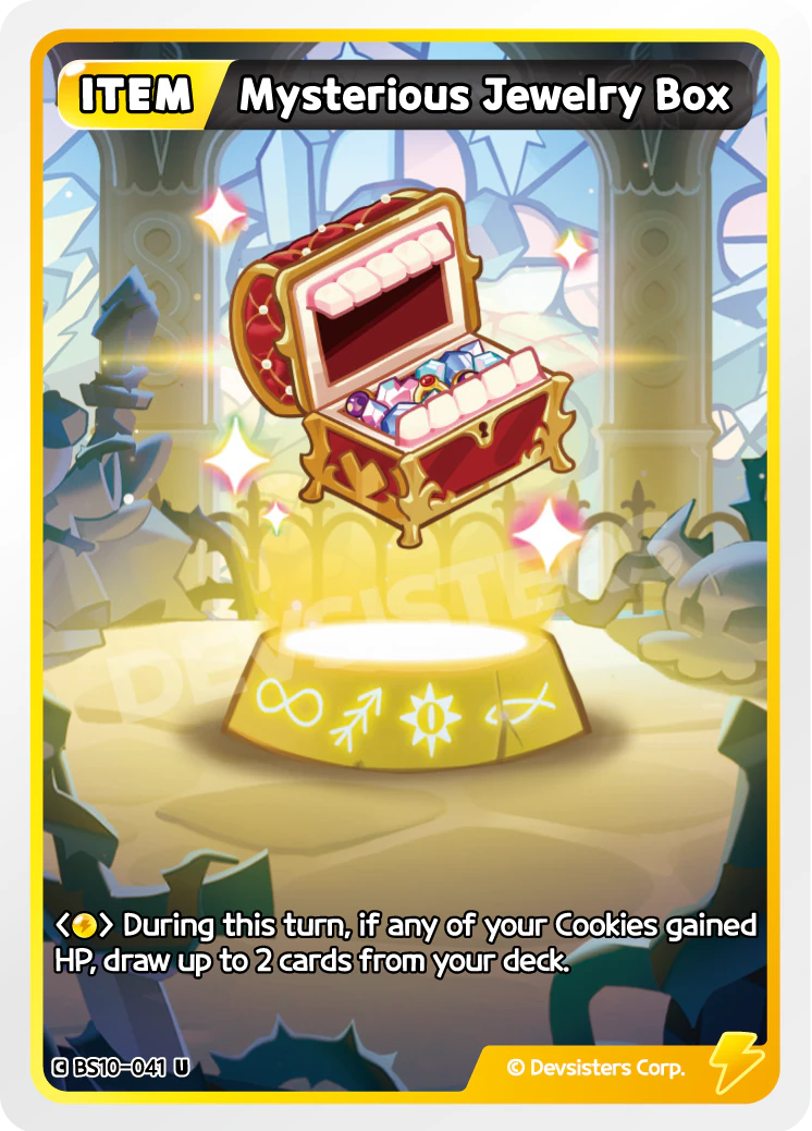 Image for Mysterious Jewelry Box (BS10-041) [Paradise of Passion & Sloth / Catacombs of Silence] - CookieRun: Braverse TCG