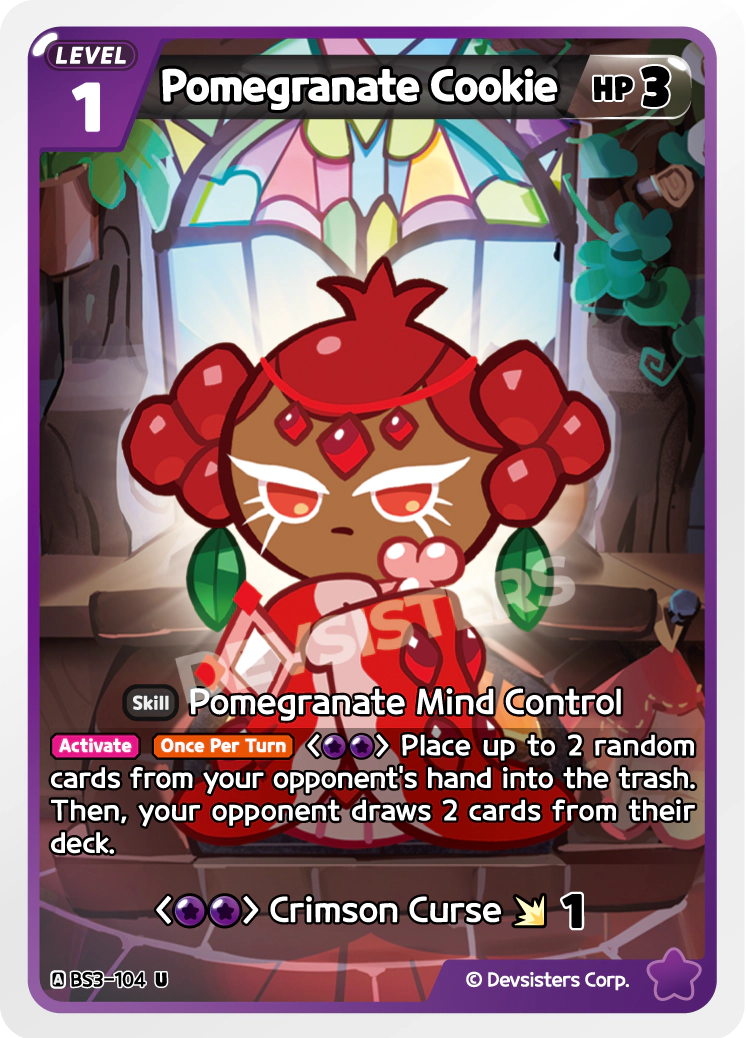 Image for Pomegranate Cookie (BS3-104) [Age of Heroes and Kingdoms] - CookieRun: Braverse TCG