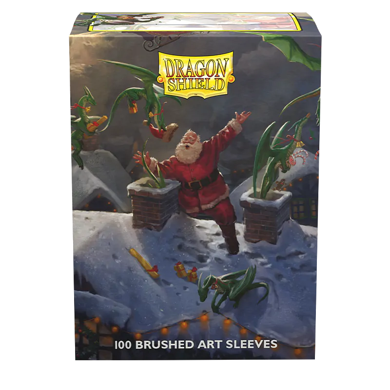 Dragon Shield: Standard 100ct Brushed Art Sleeves  - Christmas (2023)