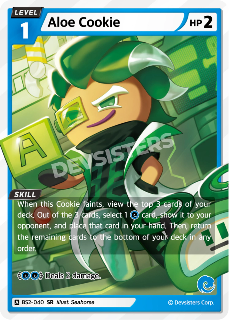 Image for Aloe Cookie (BS2-040) [BRAVE BEGINNING] - CookieRun: Braverse TCG