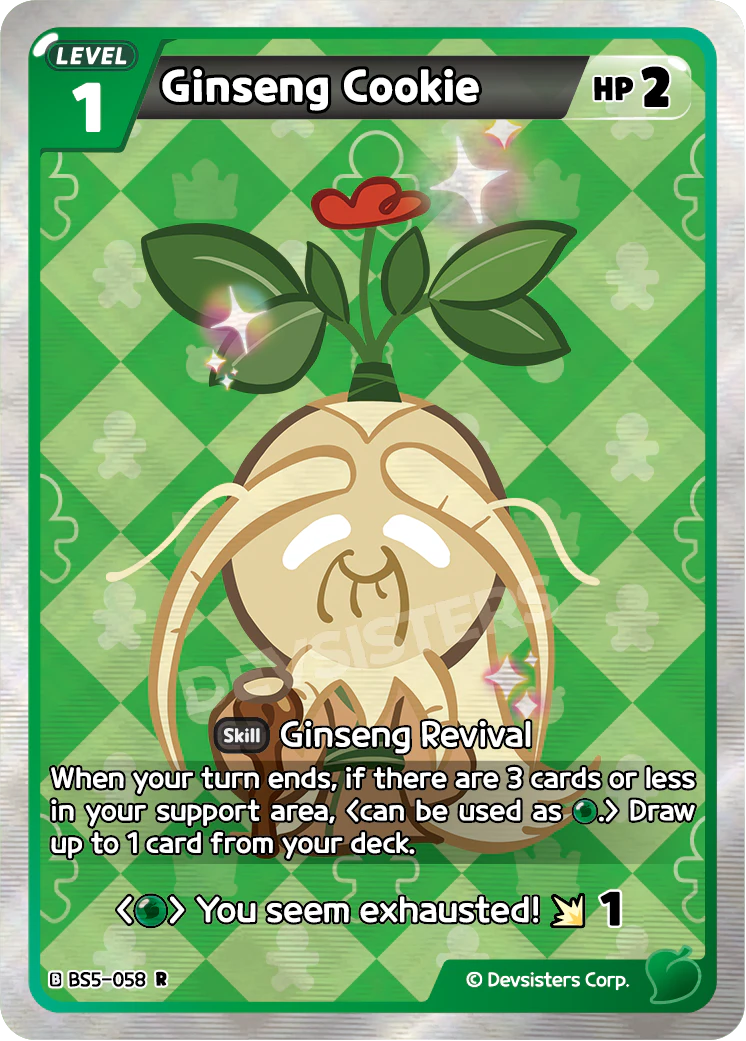 Image for Ginseng Cookie (BS5-058) [Operation Timeguard] - CookieRun: Braverse TCG