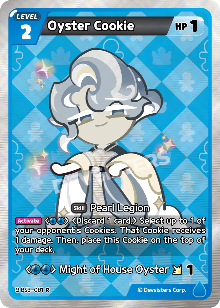 Image for Oyster Cookie (BS3-081) [Age of Heroes and Kingdoms] - CookieRun: Braverse TCG