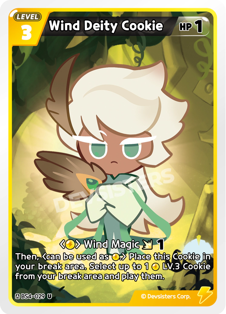 Image for Wind Deity Cookie (BS4-029) [Age of Heroes and Kingdoms] - CookieRun: Braverse TCG