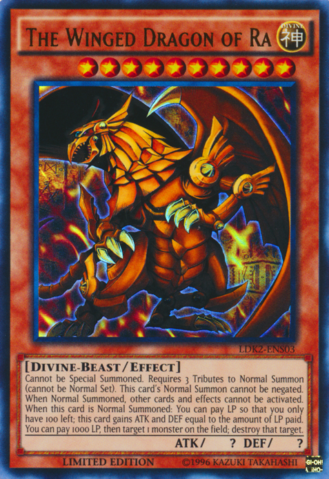 the winged dragon of ra yugioh card Amazon.com: : LDK2-ENS03 Limited Ed Ultra Rare Requires 3 Tributes to Normal Summon (cannot be Normal Set) ArtStation - The Winged Dragon