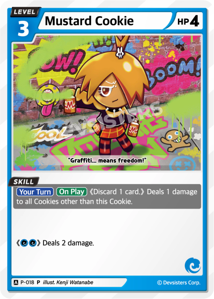 Image for Mustard Cookie (P-018) [Promotion Card] - CookieRun: Braverse TCG