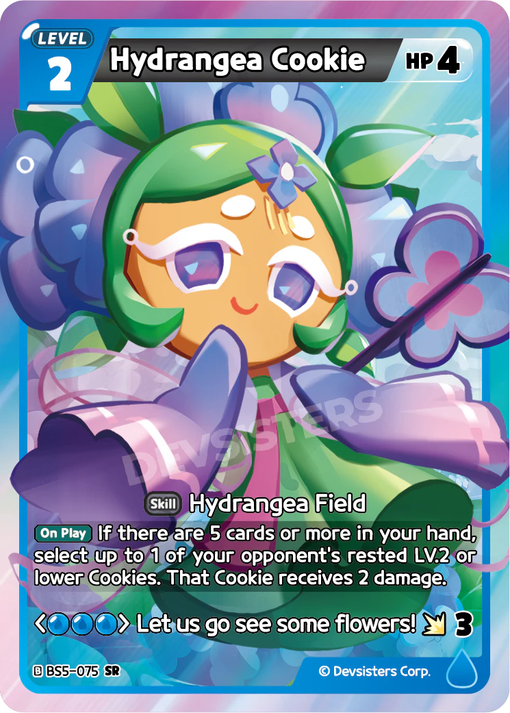 Image for Hydrangea Cookie (BS5-075) [Operation Timeguard] - CookieRun: Braverse TCG