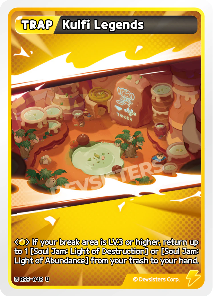 Image for Kulfi Legends (BS8-048) [Land of Fire & Ruin, Realm of Apathy] - CookieRun: Braverse TCG