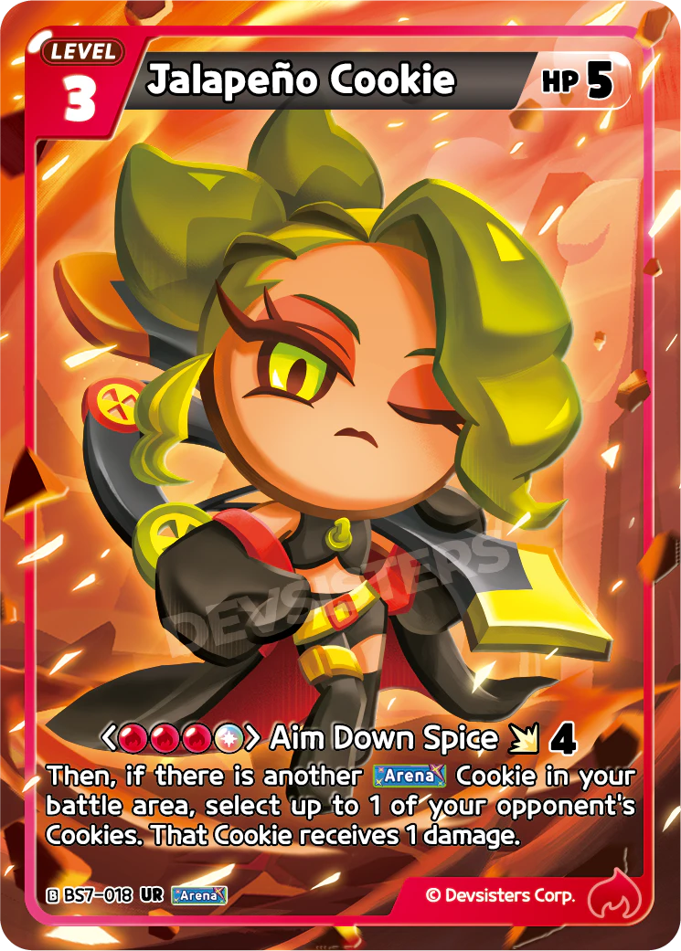 Image for Jalapeño Cookie (BS7-018) [Arena of Glory] - CookieRun: Braverse TCG