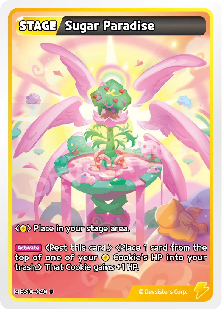 Image for Sugar Paradise (BS10-040) [Paradise of Passion & Sloth / Catacombs of Silence] - CookieRun: Braverse TCG