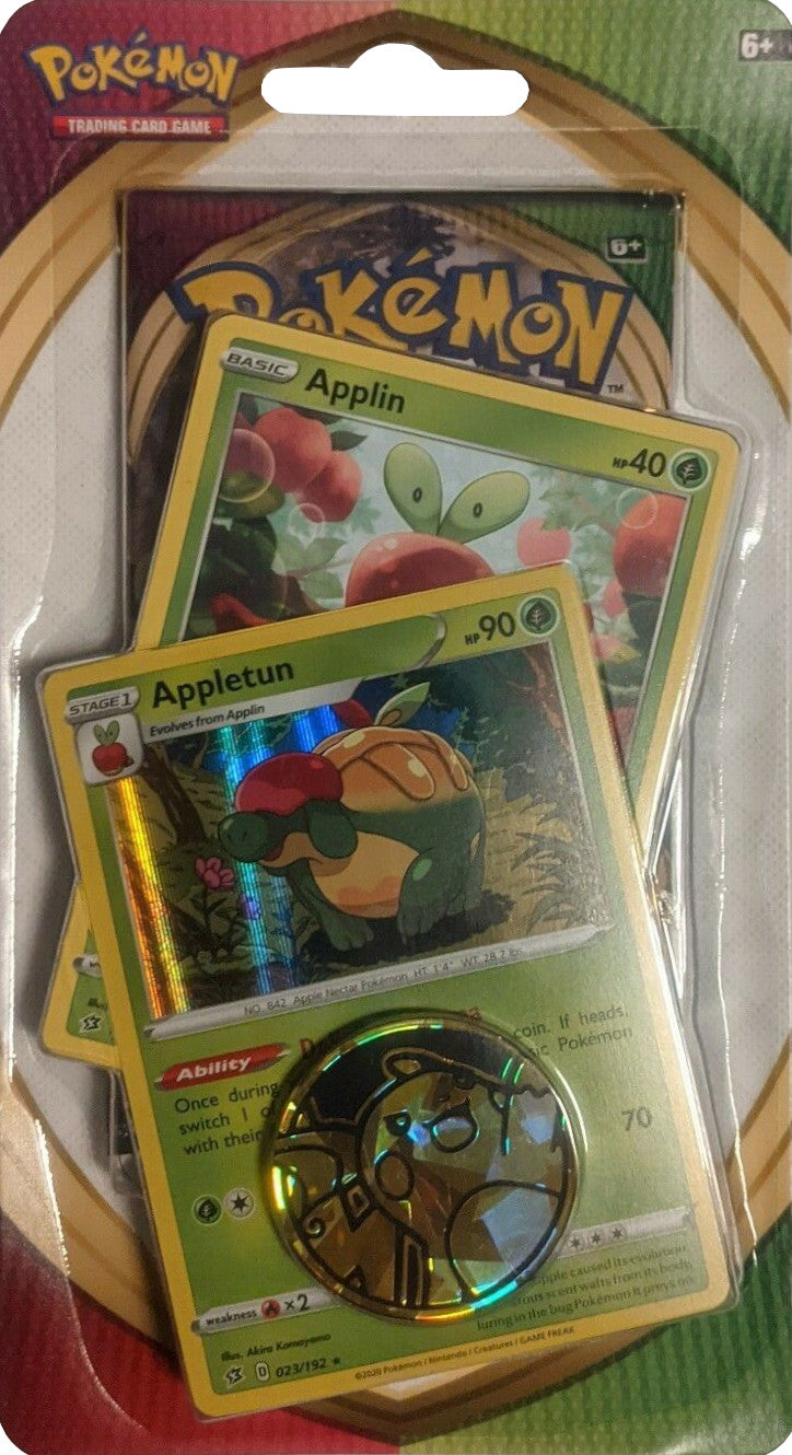 Sword & Shield: Vivid Voltage - Single Pack Blister (Appletun, Applin) Sword & Shield: Vivid Voltage - Single Pack Blister (Appletun, Applin)