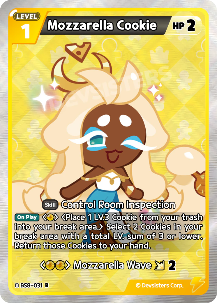 Image for Mozzarella Cookie (BS8-031) [Land of Fire & Ruin, Realm of Apathy] - CookieRun: Braverse TCG