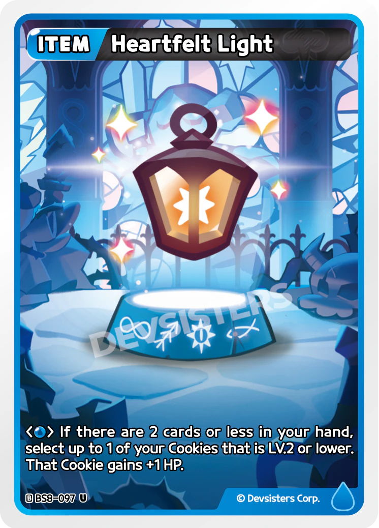 Image for Heartfelt Light (BS8-097) [Land of Fire & Ruin, Realm of Apathy] - CookieRun: Braverse TCG