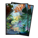 Ultra PRO: Standard 100ct Sleeves - Bloomburrow (Island)