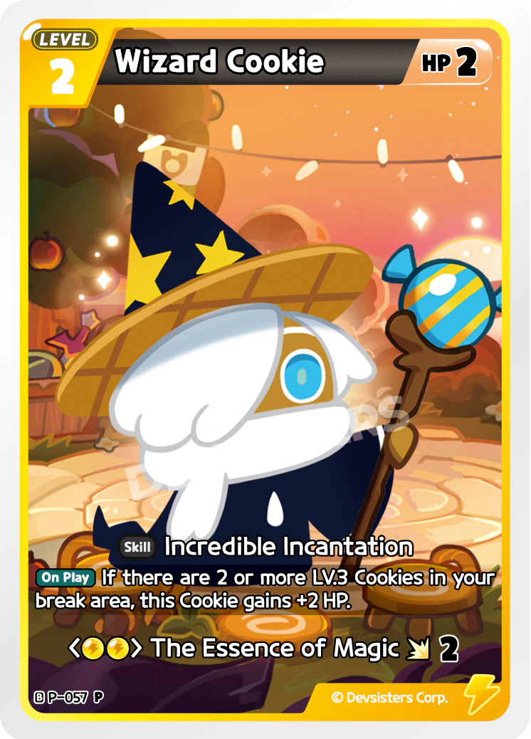 Image for Wizard Cookie (P-057) [Promotion Card] - CookieRun: Braverse TCG