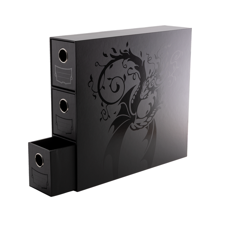 Dragon Shield: Fortress - Vertical - 3 XL (Black)