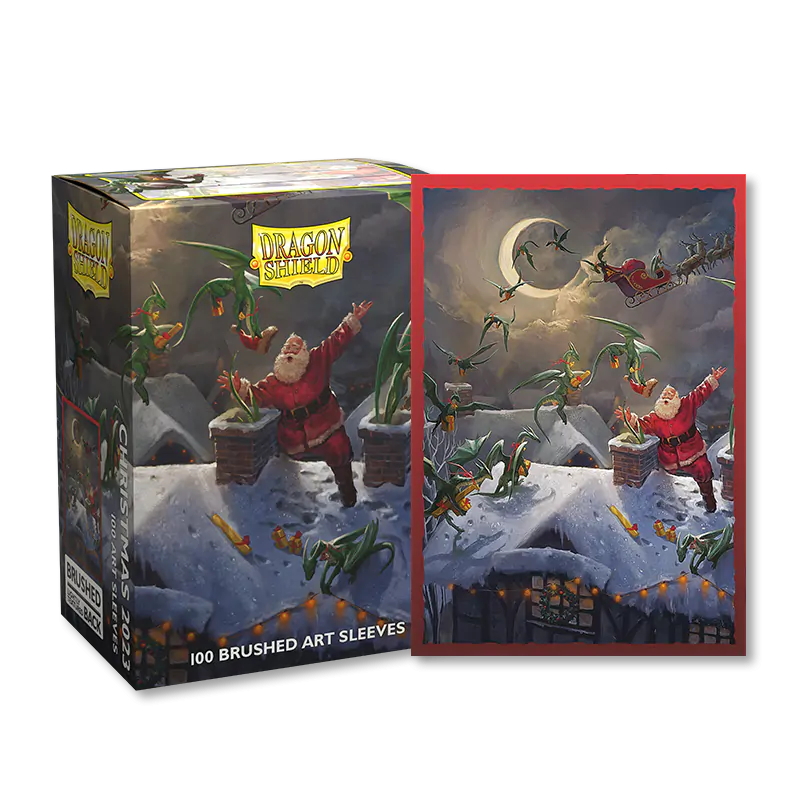 Dragon Shield: Standard 100ct Brushed Art Sleeves  - Christmas (2023)