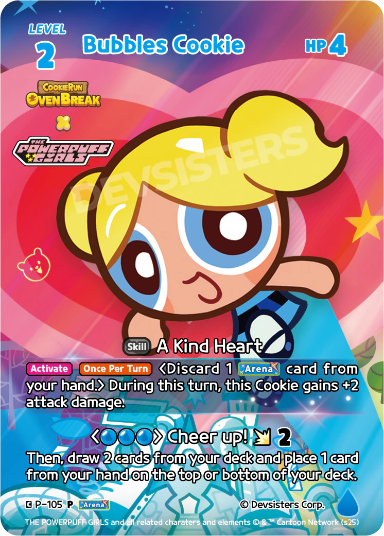 Image for Bubbles Cookie (P-105) [Promotion Card] - CookieRun: Braverse TCG