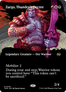 Zurgo, Thunder's Decree (Borderless) [Tarkir: Dragonstorm]