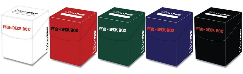 Ultra PRO: Deck Box Bundle - PRO 100+ (Black, Green, Blue, Red and White)