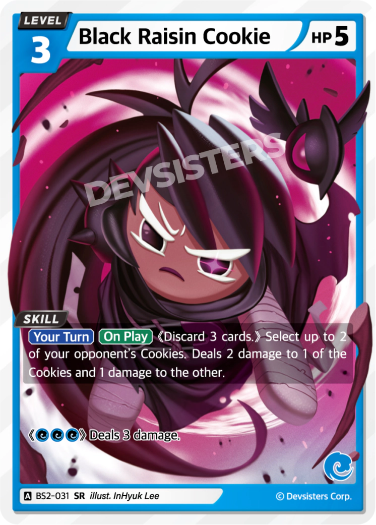 Image for Black Raisin Cookie (BS2-031) [BRAVE BEGINNING] - CookieRun: Braverse TCG