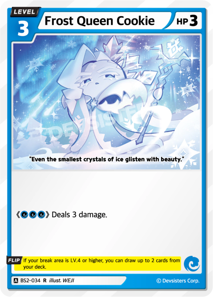 Image for Frost Queen Cookie (BS2-034) [BRAVE BEGINNING] - CookieRun: Braverse TCG