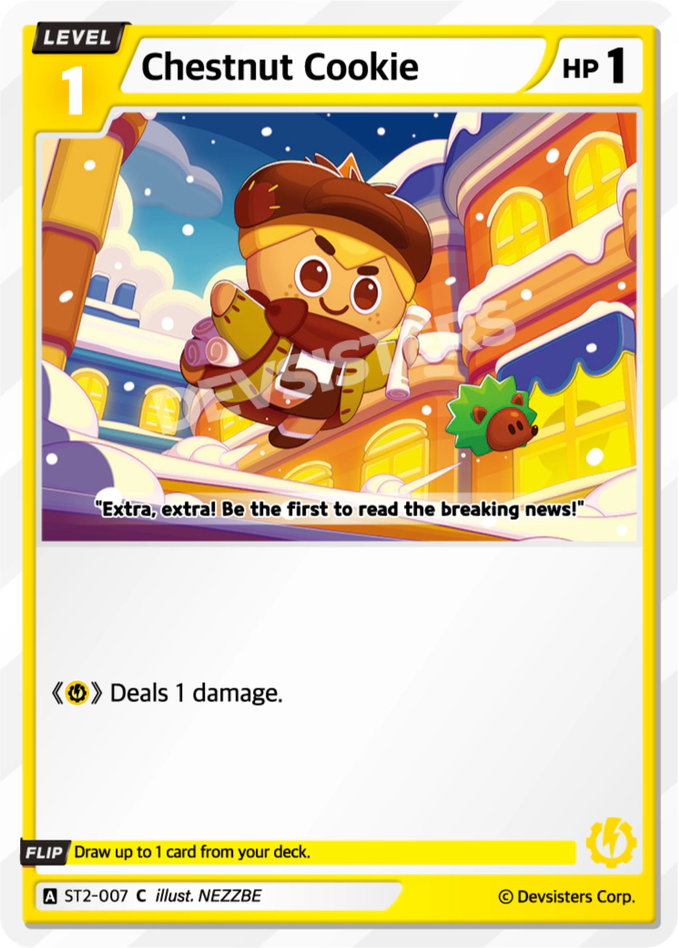Image for Chestnut Cookie (ST2-007) [Starter Deck YELLOW] - CookieRun: Braverse TCG