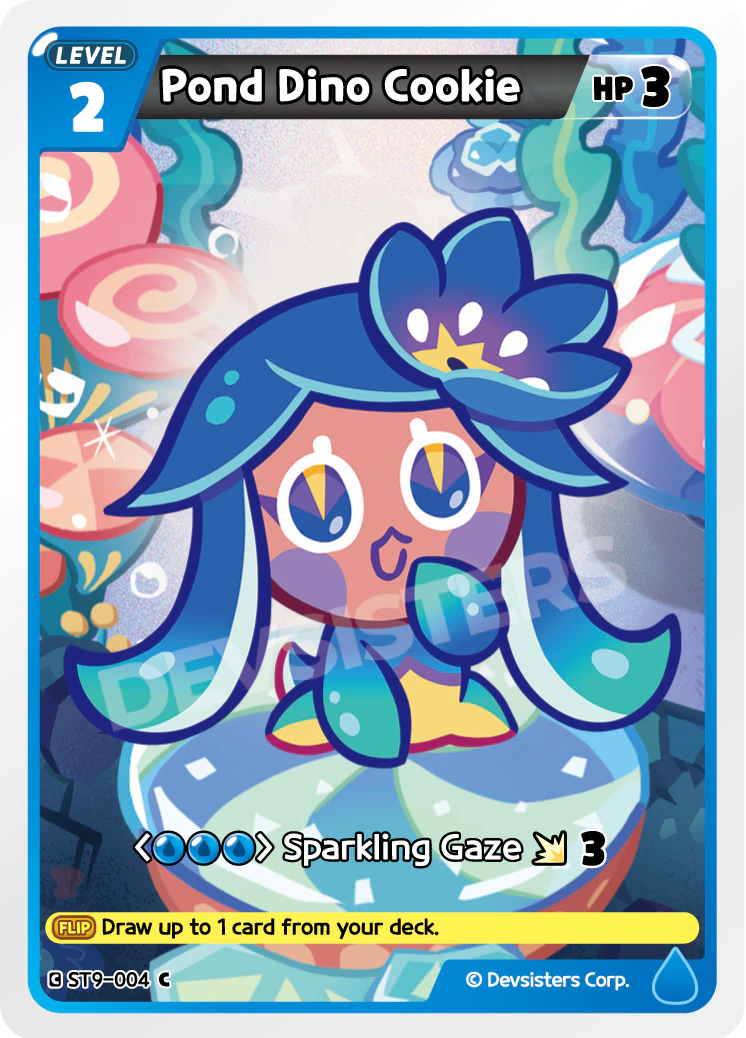 Image for Pond Dino Cookie (ST9-004) [Seas of Fate] - CookieRun: Braverse TCG