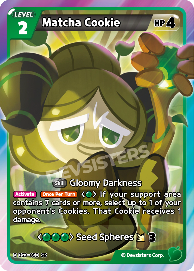 Image for Matcha Cookie (BS3-050) [Age of Heroes and Kingdoms] - CookieRun: Braverse TCG
