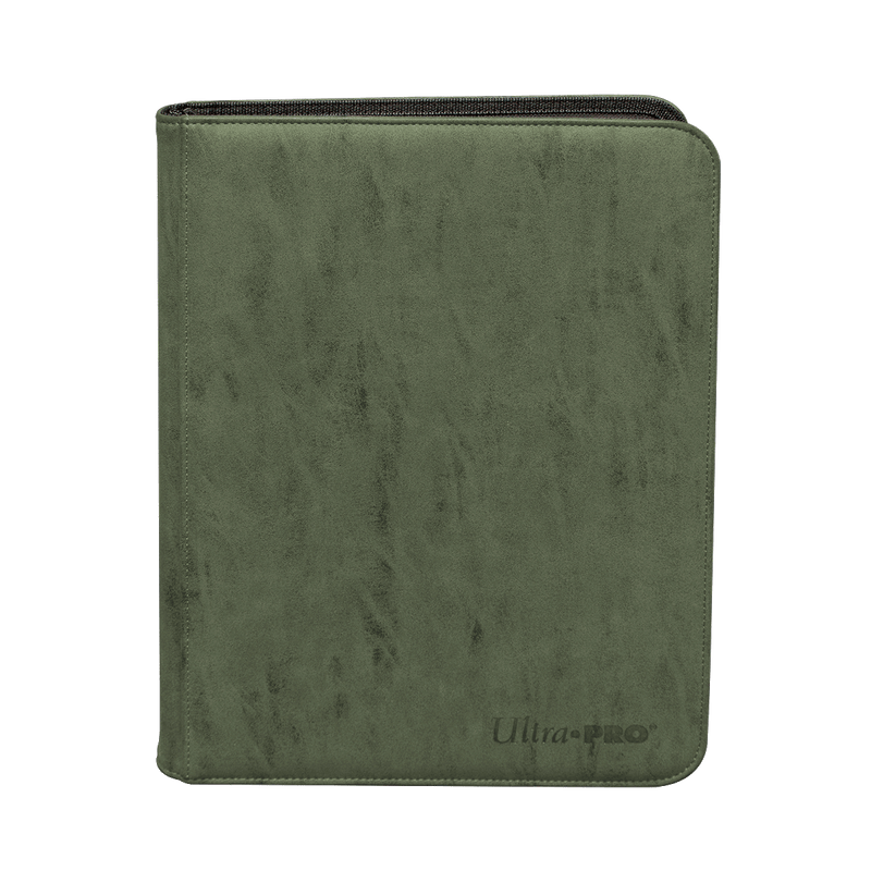 Ultra PRO: 9-Pocket Premium Zippered PRO-Binder - Suede Collection (Emerald)