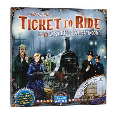 Ticket to Ride Map Collection 5: United Kingdom & Pennsylvania (2015)
