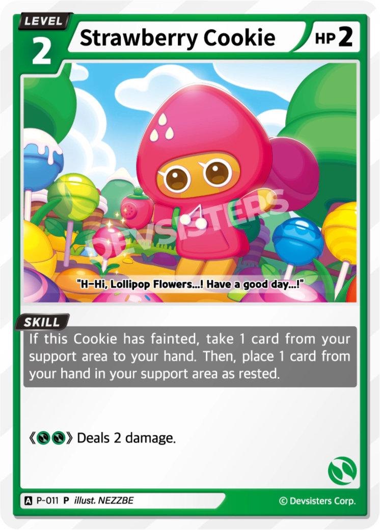 Image for Strawberry Cookie (P-011) [Promotion Card] - CookieRun: Braverse TCG