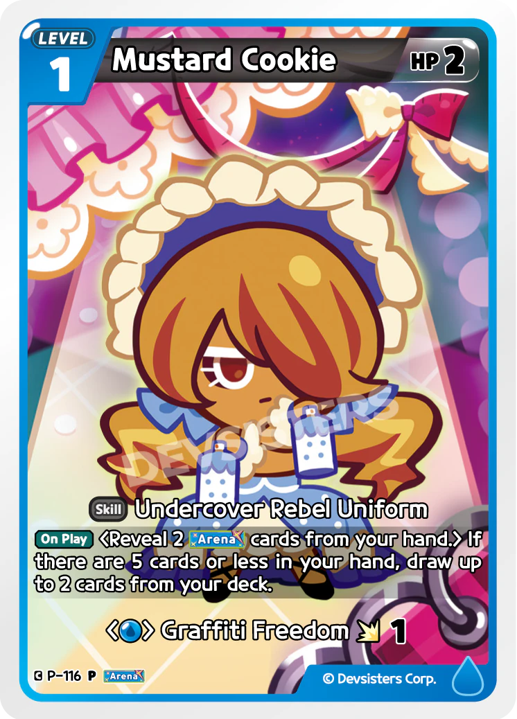 Image for Mustard Cookie (P-116) [Promotion Card] - CookieRun: Braverse TCG