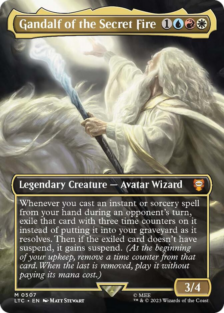 Gandalf of the Secret Fire (Borderless) [The Lord of the Rings: Tales