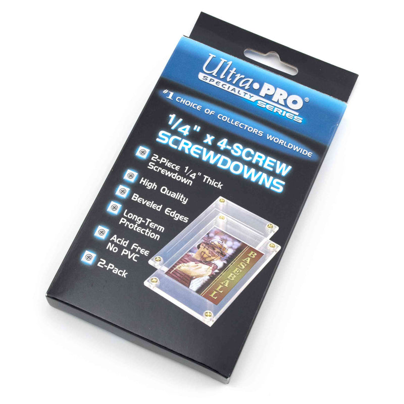 Ultra PRO: Screwdown Holder (1/4" x 4-Screw)