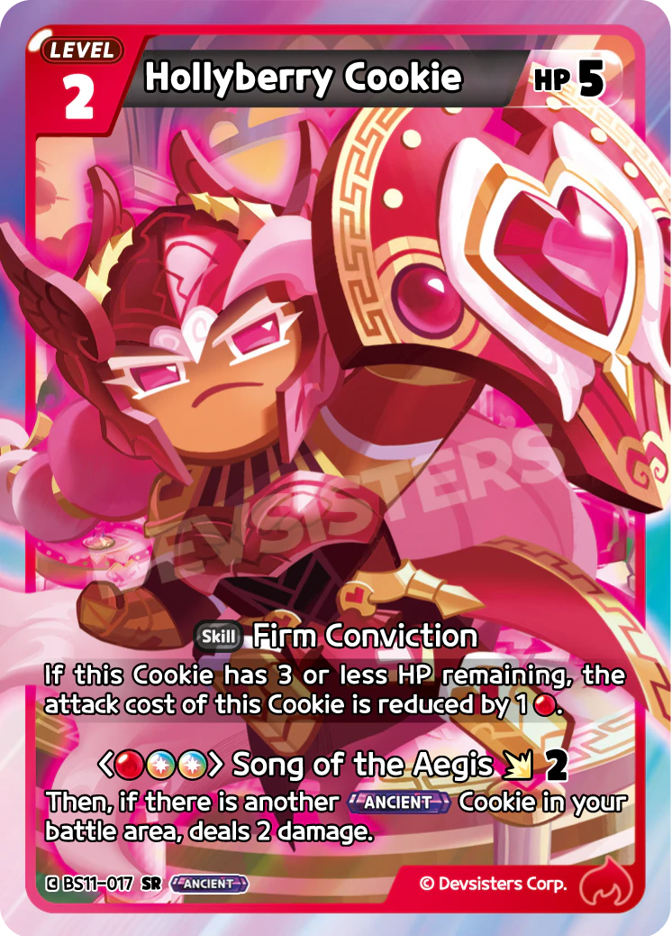 Image for Hollyberry Cookie (BS11-017) [The Dark Enchantress War] - CookieRun: Braverse TCG
