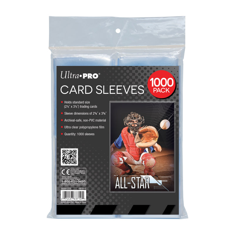 Ultra PRO: Standard 1000ct Sleeves (Clear)