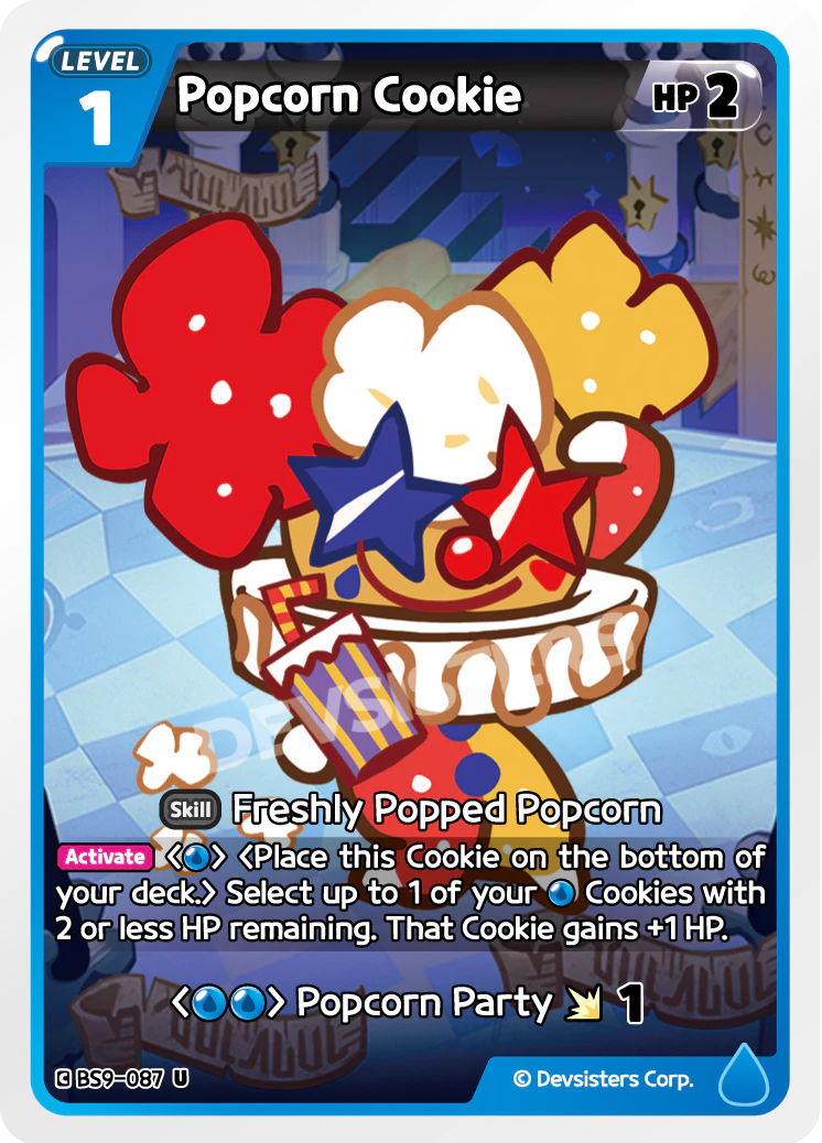 Image for Popcorn Cookie (BS9-087) [A Game of Truth and Deceit] - CookieRun: Braverse TCG