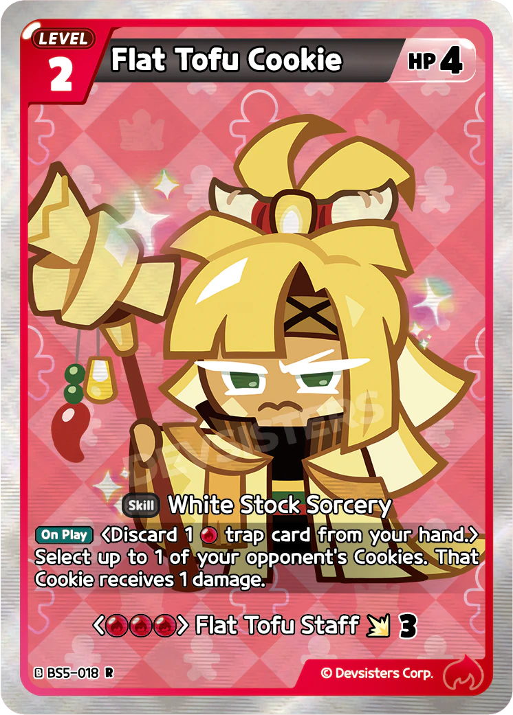Image for Flat Tofu Cookie (BS5-018) [Operation Timeguard] - CookieRun: Braverse TCG