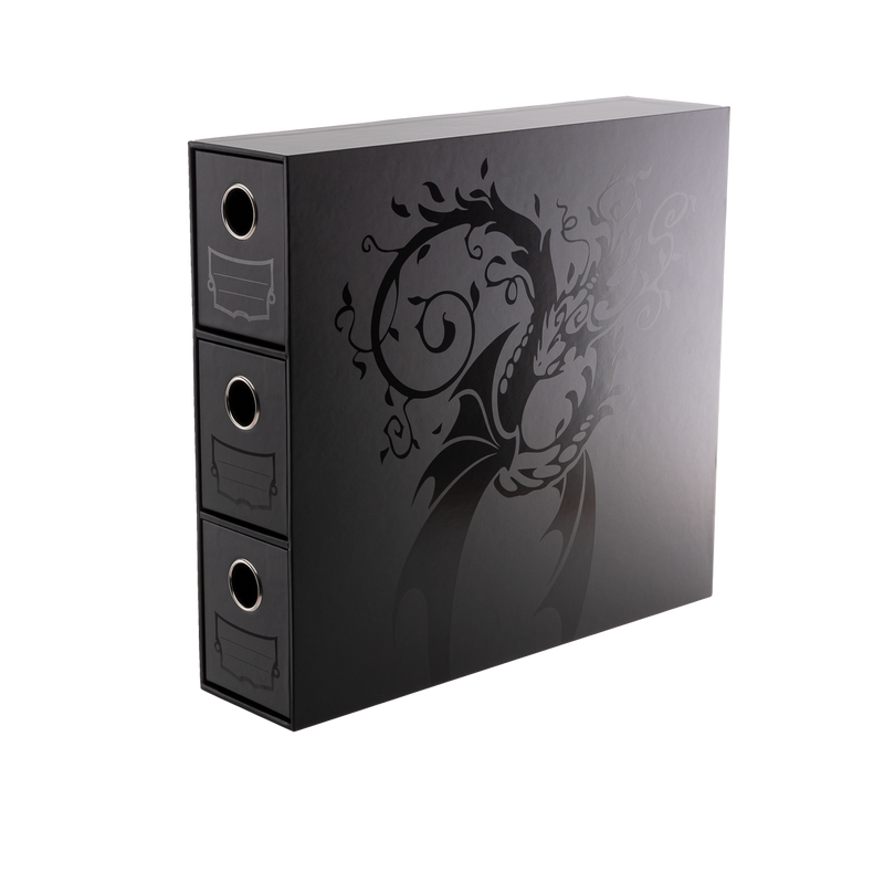 Dragon Shield: Fortress - Vertical - 3 XL (Black)