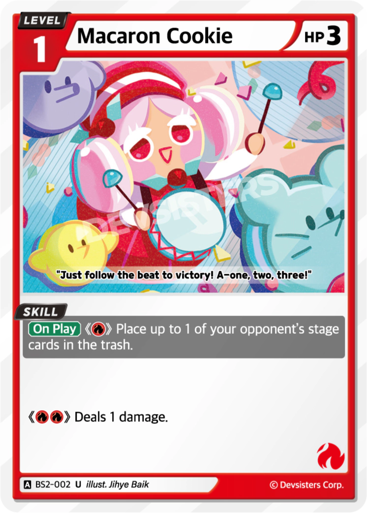 Image for Macaron Cookie (BS2-002) [BRAVE BEGINNING] - CookieRun: Braverse TCG