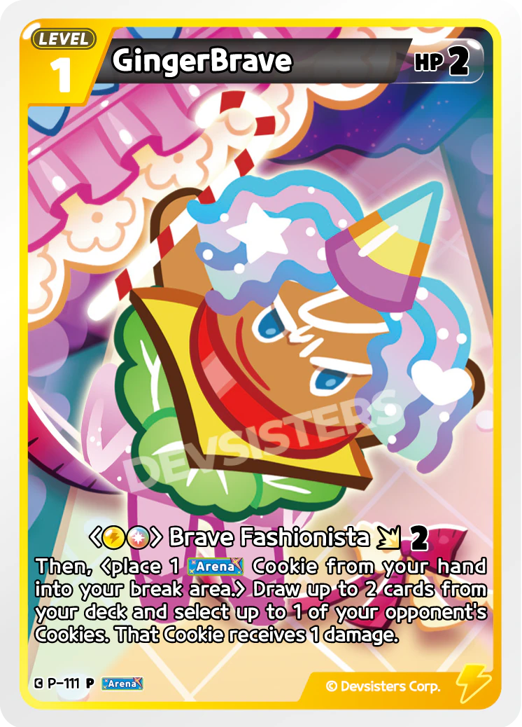 Image for GingerBrave (P-111) [Promotion Card] - CookieRun: Braverse TCG
