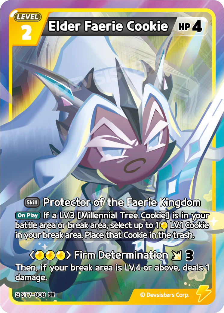 Image for Elder Faerie Cookie (ST7-008) [Tree of Life] - CookieRun: Braverse TCG