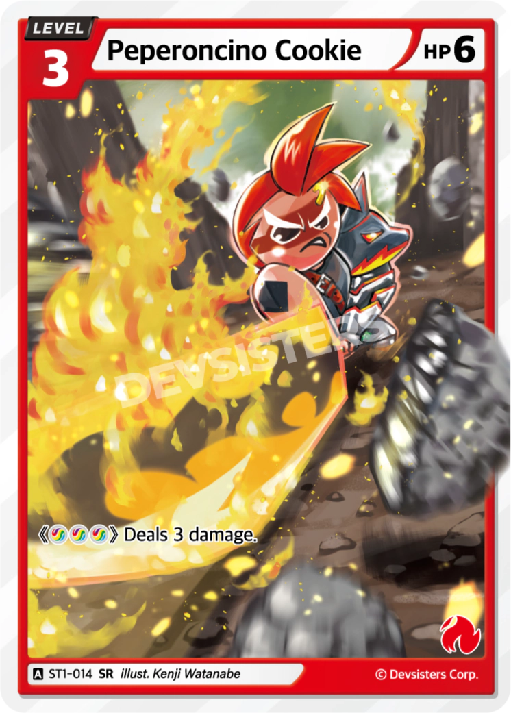 Image for Peperoncino Cookie (ST1-014) [Starter Deck RED] - CookieRun: Braverse TCG