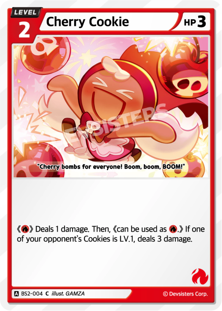 Image for Cherry Cookie (BS2-004) [BRAVE BEGINNING] - CookieRun: Braverse TCG