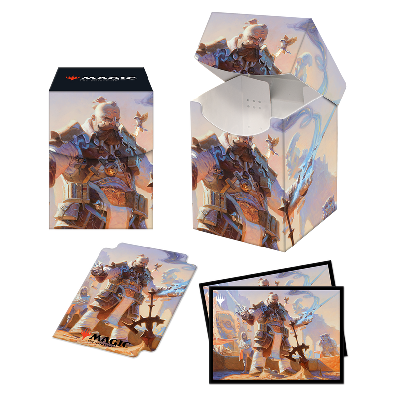Ultra PRO: 100+ Deck Box / 100ct Sleeves - Commander 2021 (Lorehold)
