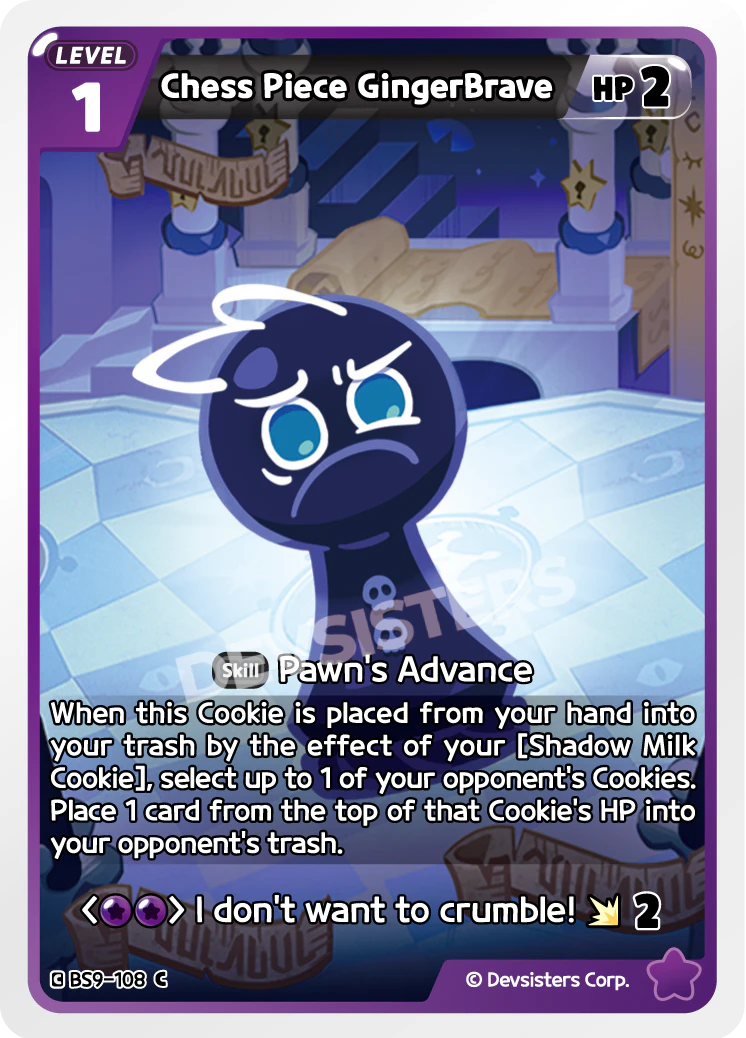 Image for Chess Piece GingerBrave (BS9-108) [A Game of Truth and Deceit] - CookieRun: Braverse TCG