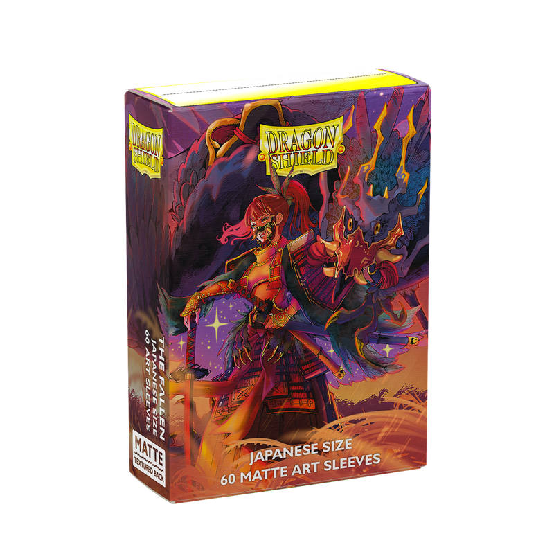 Dragon Shield: Japanese Size 60ct Art Sleeves - The Fallen (Matte)