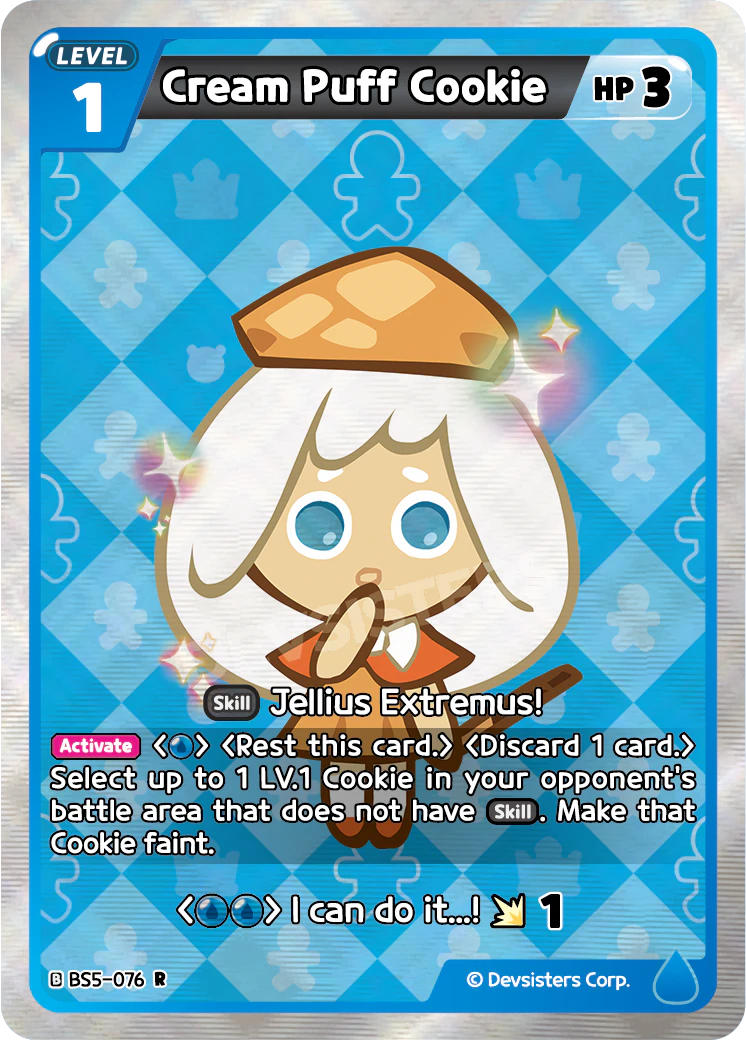 Image for Cream Puff Cookie (BS5-076) [Operation Timeguard] - CookieRun: Braverse TCG